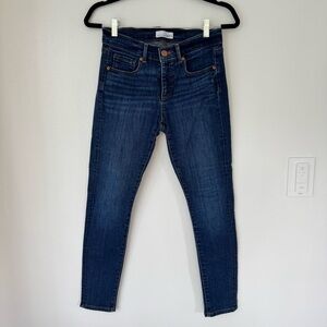 LOFT Dark Blue Modern Skinny Jeans Size 2 Petite